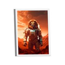 Quadro Leão Astronauta -- BR ARTES