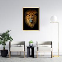 Quadro Leão de Juda 100x70 Caixa Marfim