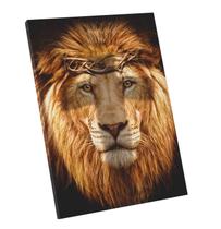Quadro Leão de Judá - Moldura Moldura Interna - Vidro Sem Vidro