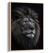 Quadro Leão Guardião dos Olhos Celestiais