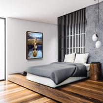 Quadro Leão Reflexo Filhote Moldura Escritório Quadro Leão Reflexo Filhote Moldura Escritório