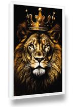 Quadro Leão Tribo Judá Moderno Moldura Sala Quarto Quadro Leão Tribo Judá Moderno Moldura Sala Quarto