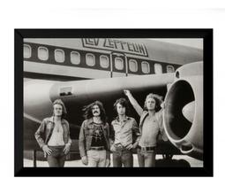 Quadro Led Zeppelin Banda Rock Foto Poster Moldurado