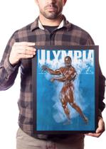 Quadro Lee Haney Arte Mr Olympia Fisiculturista Musculação