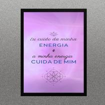 Quadro Lei Da Atração - Energia 24X18Cm - Com Vidro