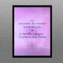 Quadro Lei Da Atração - Energia 33x24cm - com vidro
