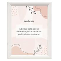 Quadro "Lembrete-A beleza está na sua determinação." Quadro "Lembrete-A beleza está na sua determinação."