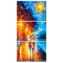 Quadro Leonid Afremov Love by the Rainy Lake Abstrato Sala Quadro Leonid Afremov Love by the Rainy Lake Abstrato Sala