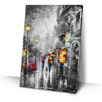 Quadro Leonid Afremov Preto e Branco Melody of Passion Arte Quadro Leonid Afremov Preto e Branco Melody of Passion Arte