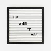 Quadro Letter Board - Letras, números e símbolos