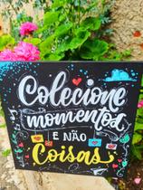 Quadro Lettering feito a mão