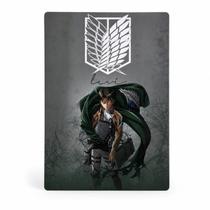 Quadro Levi Ackerman Attack On Titan Metal Premium Geek Quadro Levi Ackerman Attack On Titan Metal Premium Geek