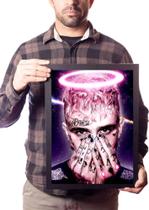 Quadro Lil Peep Arte Awful Things Poster Moldurado Quadro Lil Peep Arte Awful Things Poster Moldurado