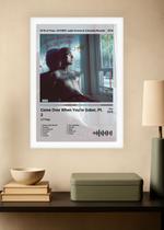 Quadro Lil Peep Come Over When You're S. (Light) Com Vidro Branca Tamanho:21cm x 30cm (A4) Quadro Lil Peep Come Over When You're S. (Light) Com Vidro Branca Tamanho:21cm x 30cm (A4)