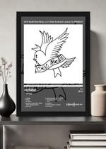 Quadro Lil Peep crybaby (Dark) Com Vidro e Moldura Tamanho:21cm x 30cm (A4) Quadro Lil Peep crybaby (Dark) Com Vidro e Moldura Tamanho:21cm x 30cm (A4)