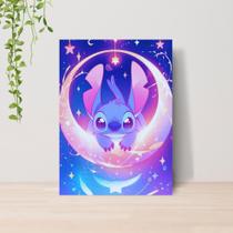 Quadro Lilo e Stitch Infantil A4 Placa MDF 01