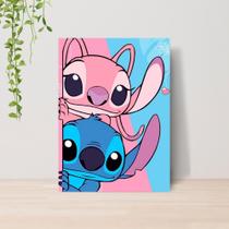 Quadro Lilo e Stitch Infantil A4 Placa MDF 14