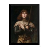 Quadro Linda Arte Pintura Joana Darc Paul Antoine 42x29cm