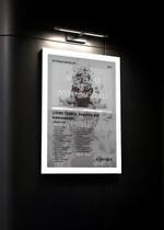 Quadro LINKIN PARK LIVING C C/ Vidro e Moldura Tam:A4