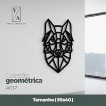 Quadro Lobo Geométrico G17 Quadro Lobo Geométrico G17