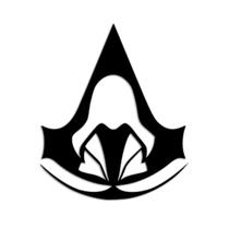 Quadro Logo Assassin's Creed Decorativo Gamer em MDF 3mm