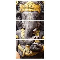 Quadro Lord Ganesha Estatua Decorativo para Sala Parede