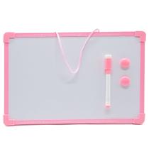 Quadro Lousa Branco Magnético 40x30 Office Moldura Colorida C/ Caneta Apagador Imã