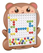 Quadro Lousa Mágica Desenho Magnético Bichos Macaco