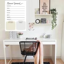 Quadro Lousa Magnética Planejamento Planner Semanal - Mod. 1
