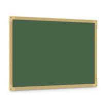 Quadro Lousa Verde Para Giz Escolar 60x90 Quadro Lousa Verde Para Giz Escolar 60x90