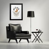 Quadro Lua Boho Geométrico - 60x48cm Quadro Lua Boho Geométrico - 60x48cm