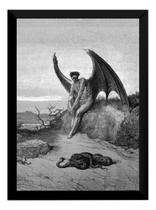 Quadro Lucifer E Serpente Paraíso Perdido Arte Gustave Doré