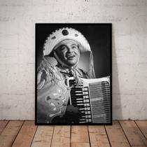 Quadro Luiz Gonzaga O Rei Do Baião Foto Poster Com Moldura Quadro Luiz Gonzaga O Rei Do Baião Foto Poster Com Moldura