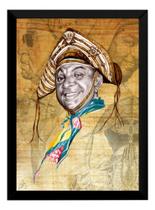 Quadro Luiz Gonzaga O Rei Do Baião Poster Com Moldura Quadro Luiz Gonzaga O Rei Do Baião Poster Com Moldura