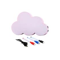 Quadro Luminária Nuvem Light Box P/ Escrever 3 Canetas Rosa Quadro Luminária Nuvem Light Box P/ Escrever 3 Canetas Rosa