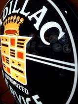 Quadro Luminoso Decorativo Cadillac Service Led Bivolt p/ Bar Boteco Churrasqueira Garagem