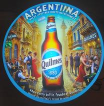 Quadro Luminoso Decorativo da Cerveja Quilmes Retrô Led Bivolt p/ Bar Boteco Churrasqueira Garagem Quadro Luminoso Decorativo da Cerveja Quilmes Retrô Led Bivolt p/ Bar Boteco Churrasqueira Garagem