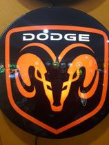 Quadro Luminoso Decorativo Dodge Marca de Carro Retrô Vintage Led p Bar Boteco Churrasqueira Garagem