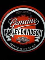 Quadro Luminoso Decorativo Harley Davidson Estilo Antigo Retrô Vintage Bar Churrasqueira Garagem