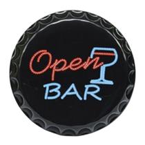 Quadro Luminoso Tampinha De Garrafa Open Bar Alumiart