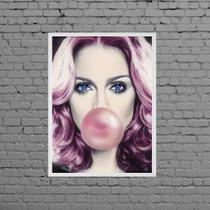 Quadro Madonna Bubble Gum 24x18cm - com vidro - Quadros On-line