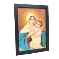 Quadro Mãe Rainha Moldura Preta Simples