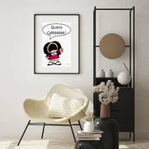 Quadro Mafalda Café - 60X48Cm Quadro Mafalda Café - 60X48Cm