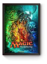 Quadro Magic The Ghatering Poster Moldurado