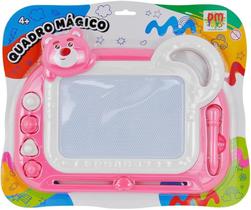 Quadro magico urso pink 30,7cm - dm brasil