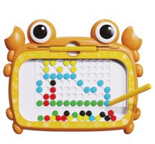 Quadro Magnetico Caranguejo Magico Educativo CriançaAutismo - DM Toys Quadro Magnetico Caranguejo Magico Educativo CriançaAutismo - DM Toys