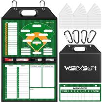 Quadro Magnético Dobrável de Escalação de Beisebol Wsixsui com Alça Quadro Magnético Dobrável de Escalação de Beisebol Wsixsui com Alça