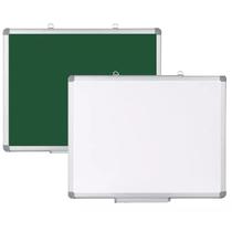 Quadro Magnético Lousa Duo 2em1 60X45cm com Suporte Apagador