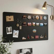 Quadro Magnético LYZZXI 100 x 50 cm de Metal Preto Reforçado Quadro Magnético LYZZXI 100 x 50 cm de Metal Preto Reforçado