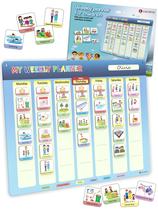 Quadro magnético Montessori Weekly Planner LIKARTO para crianças